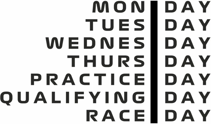 Race week μαξιλάρι - White