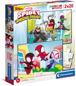 CLEMENTONI PUZZLE 2X20 ΤΕΜ. SPIDEY AND HIS AMAZING FRIENDS 24794