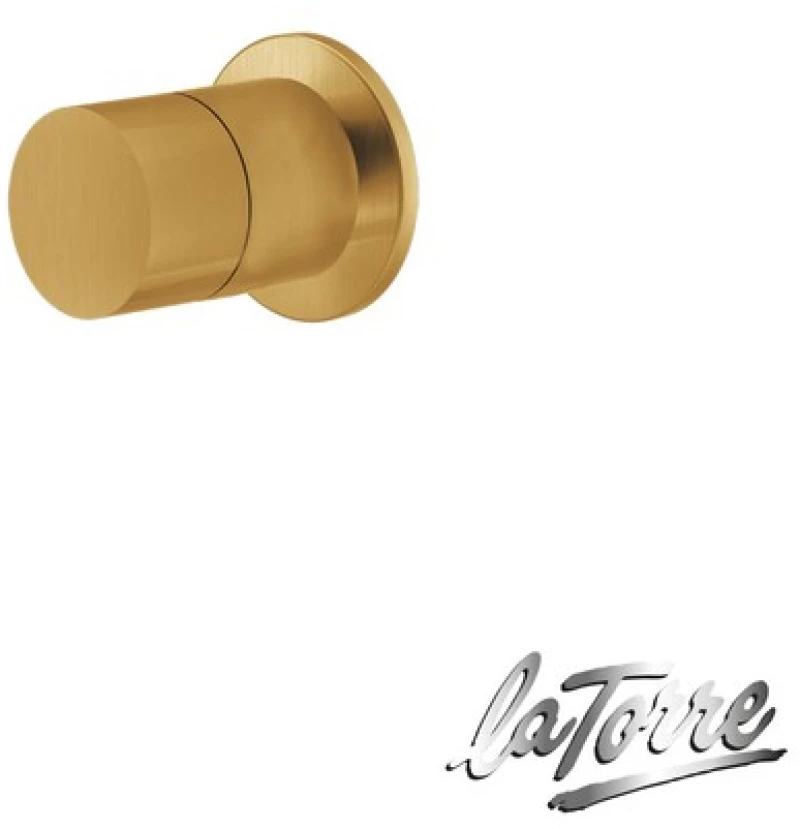 ΕΚΤΡΟΠΕΑΣ ΕΝΤΟΙΧ.3 ΕΞΟΔΩΝ ELLE 316 LA TORRE INOX PVD BRUSHED GOLD