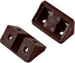 Γωνία Σύνδεσης 43x20x20x28mm Πλαστικό Καφέ
