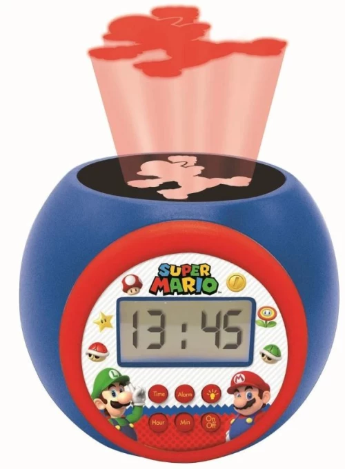 Lexibook - Super Mario - Projector Alarm Clock (RL977NI) / Toys