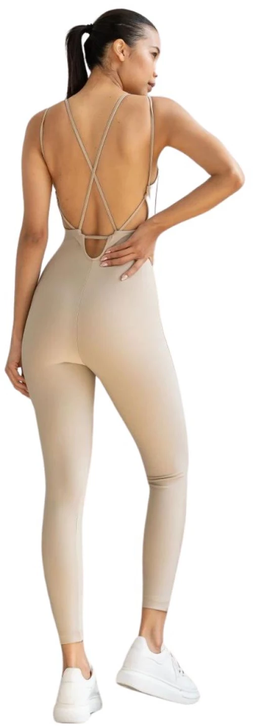 Jumpsuit Push-Up και Σμίλευσης Z-036 Water Beige