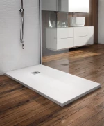 Ντουζιέρα Tema Art Stone Μπεζ Ορθογώνια 80 x 150 x 3 cm