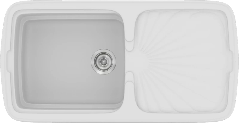 Νεροχύτης Συνθετικός Γρανίτης Sanitec Classic 306 Αντιστρεφόμενος Επικαθήμενος (96 X 51cm) 41_GRANITE RUST