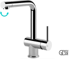 Μπαταρία Νεροχύτη OXYGENE,  GESSI CHROME