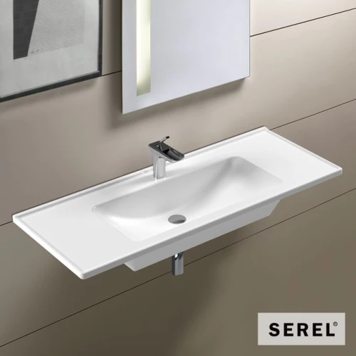 ΝΙΠΤΗΡΑΣ SLIM 100x46 (1 οπή) SEREL WHITE