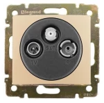Πρίζα TV-RD-SAT απλή Valena LEGRAND 774335 Ivory/Κρεμ