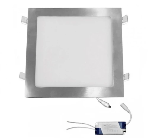 Φωτιστικό PL Χωνευτό 24W SMD Slim Σατινέ 6300Κ 21-02520660 Lumen 21-02520660 Αλουμίνιο