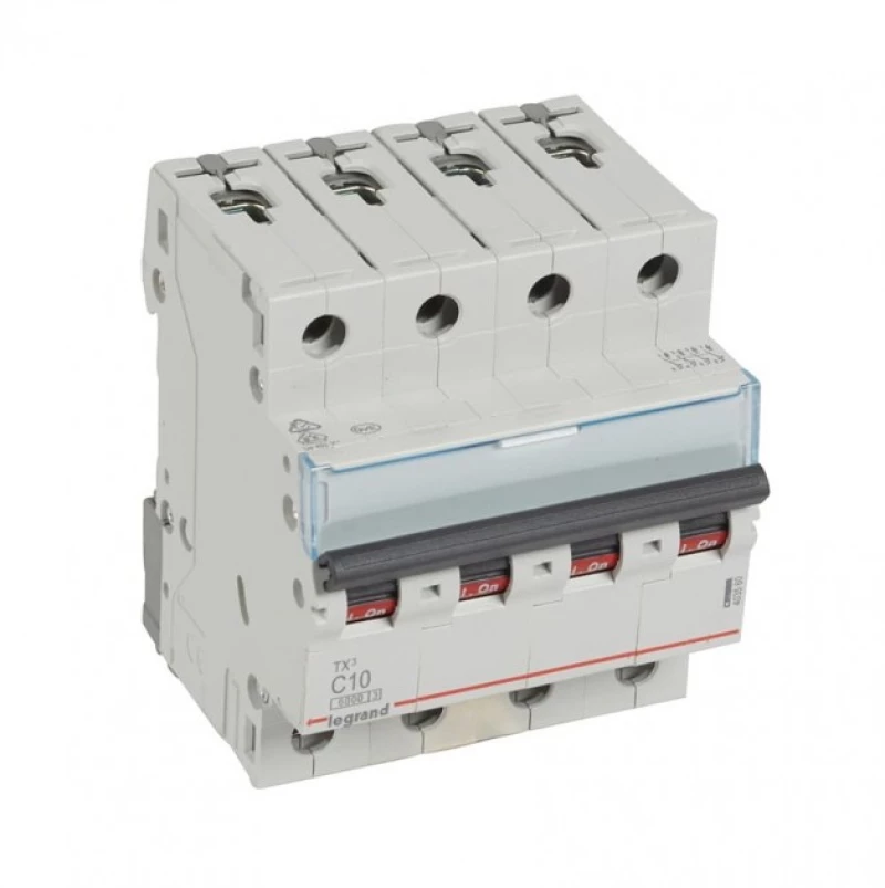 Αυτόματη Ασφάλεια 10A C 4Π-Ν 6kA 403560 Legrand 403560