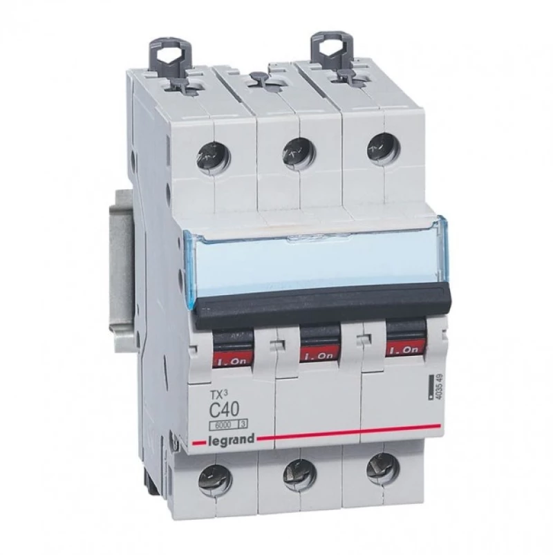 Αυτόματη Ασφάλεια 40A C 3Π 6kA Tx3 403549 Legrand 403549