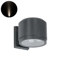 Απλίκα Φωτιστικό Τοίχου LED 24W IP67 Φυσικό 4500K Ανθρακί WALLLIGHT-GONA 90484 Globostar 90484 Ανθρακί