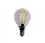 Λάμπα COG LED 4W Ε14 σφαιρική διάφανη ντιμαριζόμενη LUMEN 13-14114009