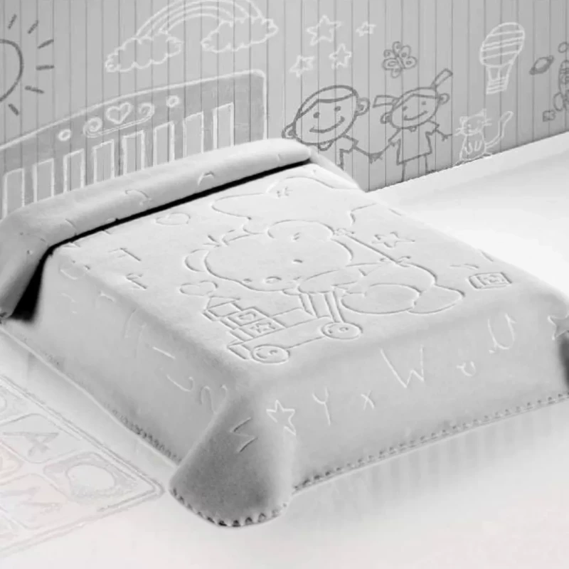 ΚΟΥΒΕΡΤΑ ΙΣΠΑΝΙΑΣ ΚΟΥΝΙΑΣ 110X140 BELPLA STER 521 GREY - 110X140