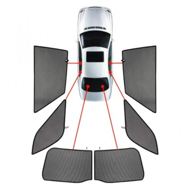 CarShades CITROEN C4 5D 2020+ ΚΟΥΡΤΙΝΑΚΙΑ ΜΑΡΚΕ CAR SHADES - 6 ΤΕΜ PVC.CIT-C4-5-C
