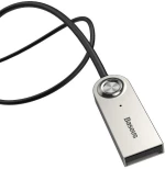 AMIO ΑΝΤΑΠΤΟΡΑΣ AUDIO BLUETOOTH 5.0 ΑΠΟ USB ΣΕ AUX ΜΑΥΡΟ ΣΠΙΡΑΛ AMIO - 1 τεμ. BAS29048/AM