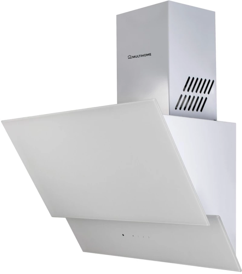 MultiHome MH-6611 Απορροφητήρας Καμινάδα 60cm με χειριστήριο Λευκός