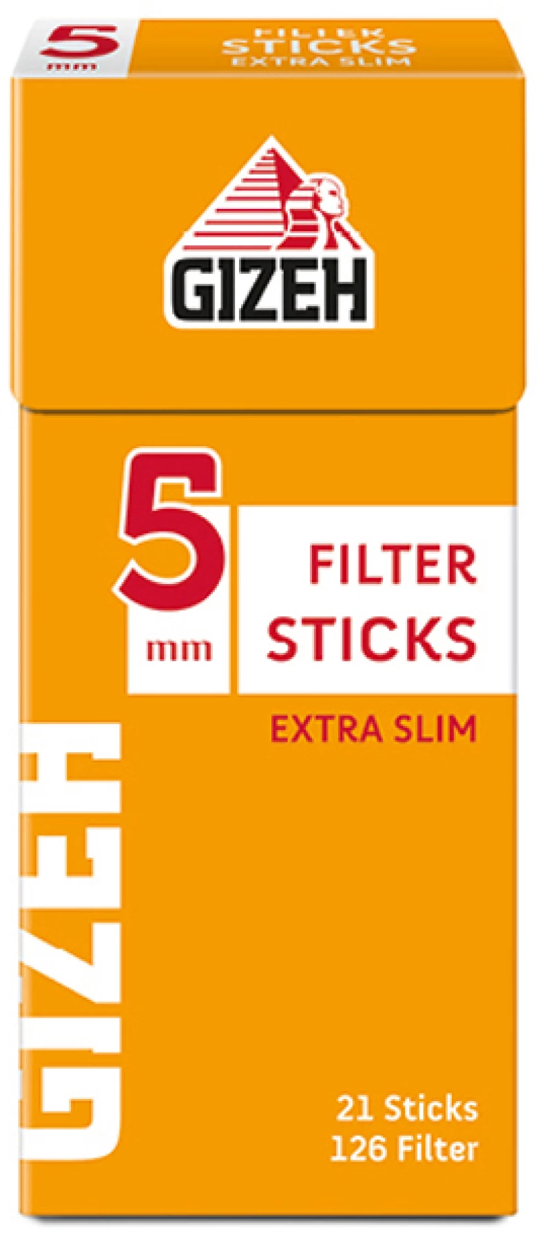 Gizeh Φιλτράκια Extra Slim Pop Up - 5.0mm