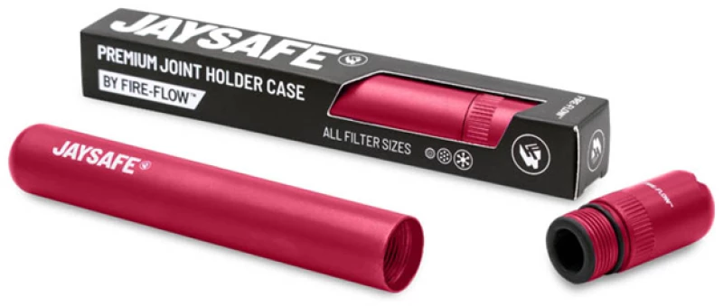 Jaysafe Κύλινδρος Αποθήκευσης Μεταλλικός Premium 11cm - Κόκκινο