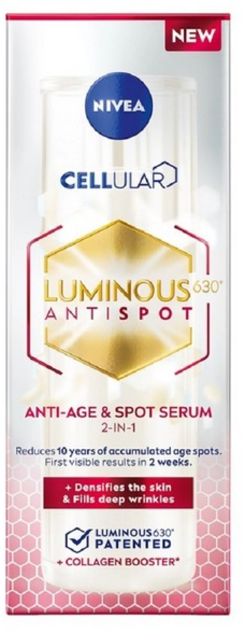 Nivea Cellular Luminous 630 Anti-Spot Anti-Age 2-In-1 Serum 30ml