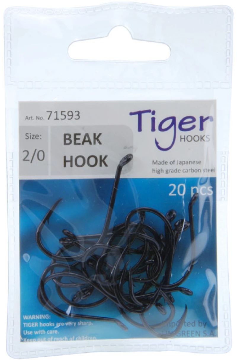 ΒΕΑΚ ΗΟΟΚ BLACK ΜΑΤ Νο 1/0 (20pcs)