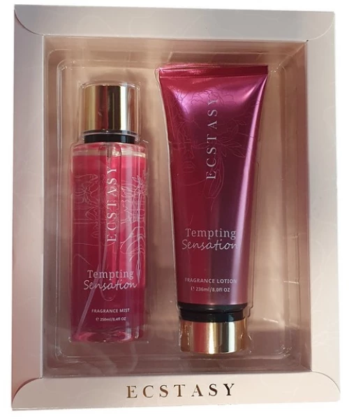 Ecstasy Set Tempting Sensation Body Cream 236ml & Body Mist 250ml