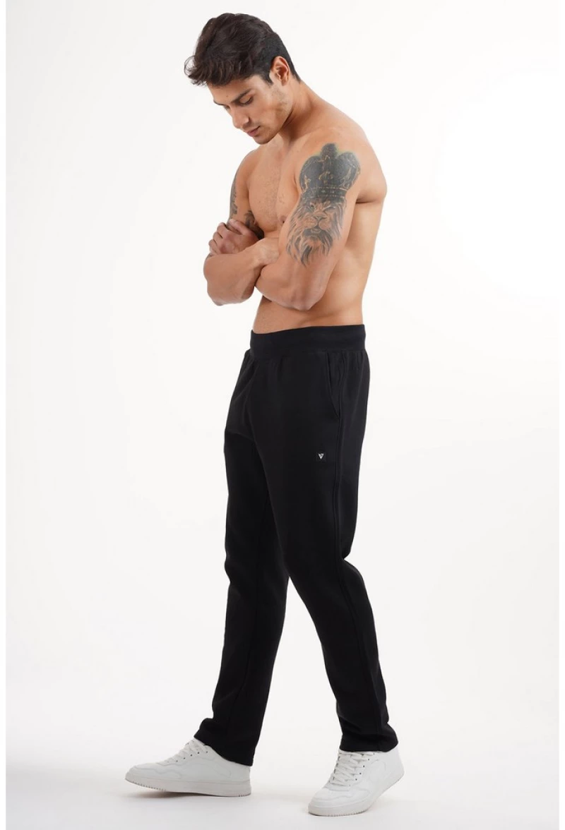Magnetic North MEN'S REGULAR FIT PANTS OPEN HEM 50014-Black MAGNETIC NORTH Μαύρο