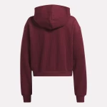 REEBOK RIE Waffle Fullzip Φούτερ Γυναικείο 100037121 REEBOK Κόκκινο