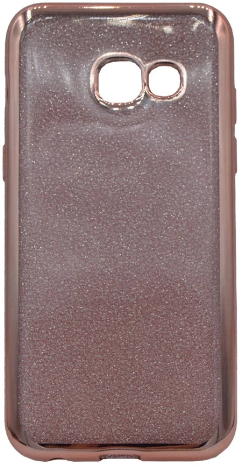 Θήκη TPU με αποσπώμενο Glitter για Samsung A3 2017 - ροζ