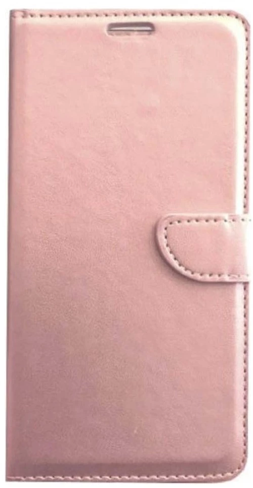 Θήκη flip με υποδοχή καρτών και δυνατότητα STAND για Samsung Galaxy A15 - Ροζ Χρυσό