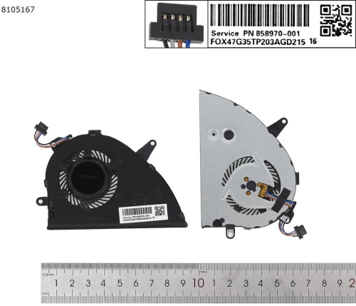 Fan Ανεμιστηράκι HP 15-cw1009AX