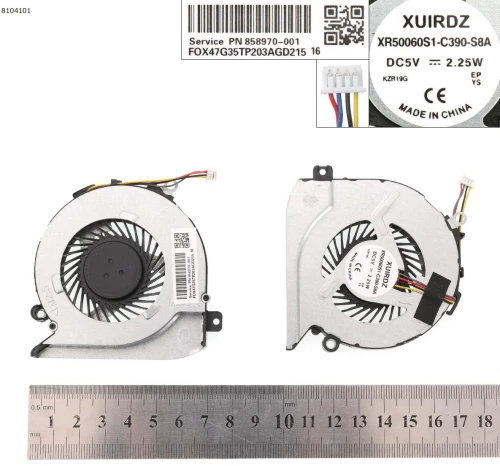 Fan Ανεμιστηράκι HP 17-G015DXX