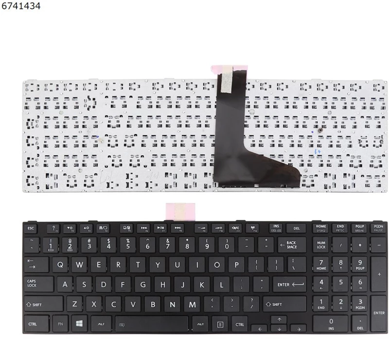 Πληκτρολόγιο Keyboard Toshiba SATELLITE C55-A-10Q C50-A-19T