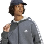 adidas M 3S FL FZ HD IJ6480 ADIDAS Γκρι