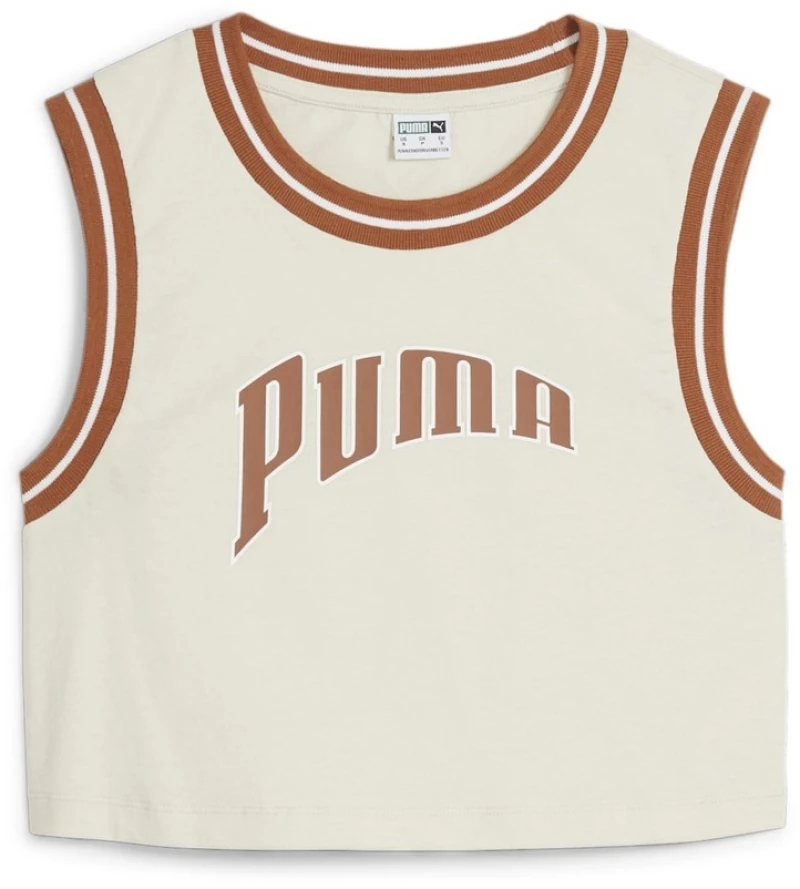 Puma TEAM FOR THE FANBASE Graphic Cropped Tee 625024-87 PUMA Λευκό