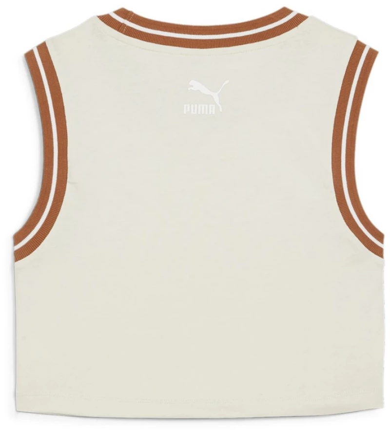 Puma TEAM FOR THE FANBASE Graphic Cropped Tee 625024-87 PUMA Λευκό
