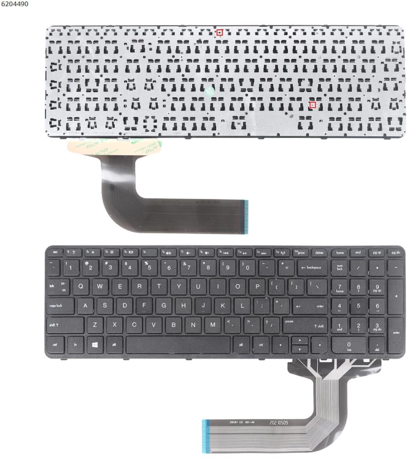 Πληκτρολόγιο Keyboard HP 17-E000EO 17-E000ER