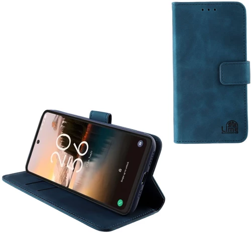 LIME ΘΗΚΗ TCL 40 NXTPAPER 4G T612B 6,78" ESSENTIAL MAGNET BOOK STAND CLIP DARK BLUE