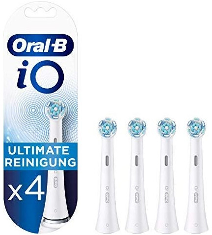 Oral-B iO Ultimate Cleaning White Ανταλλακτικές Κεφαλές για Ηλεκτρική Οδοντόβουρτσα 319818 4τμχ