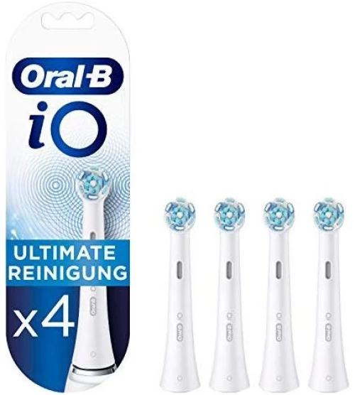 Oral-B iO Ultimate Cleaning White Ανταλλακτικές Κεφαλές για Ηλεκτρική Οδοντόβουρτσα 319818 4τμχ