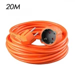 Μπαλαντέζα με Καλώδιο 20m 3×1.5mm Ασφαλείας Κόκκινη