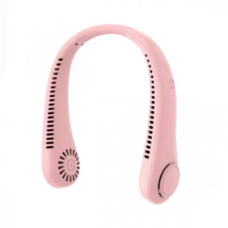Επαναφορτιζόμενος Ανεμιστήρας Λαιμού για το Πρόσωπο - Ροζ