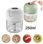 Επαναφορτιζόμενος mini Φορητός Πολυκόπτης 250ml σε Λευκό Χρώμα OEM