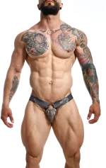 DNGEON Snap Jockstrap Grey