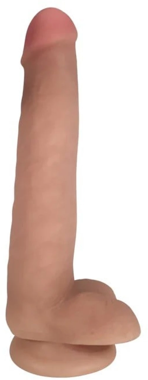 XR BRANDS FINE DILDO WITH FLESH TESTICLES EASY RIDERS 20'30 CM