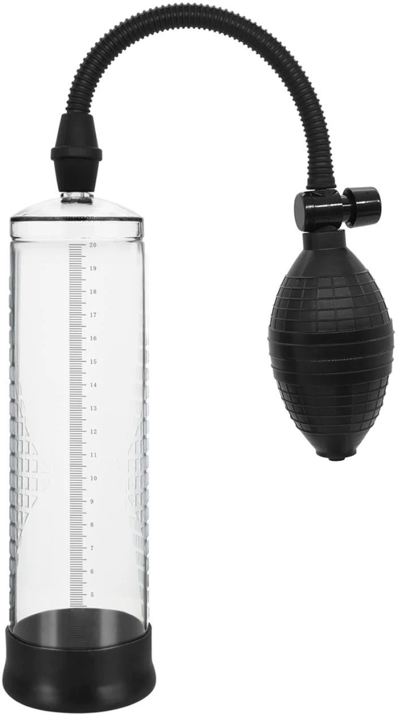 Mens Power Pump - Black & Clear