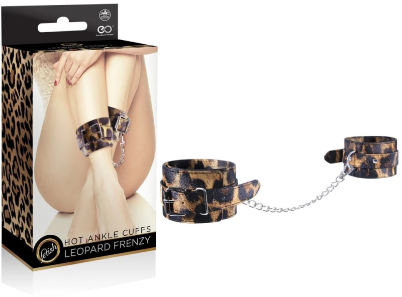 LEOPARD FRENZY ANKLE CUFFS