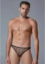 Allure Men's Star Thong Black