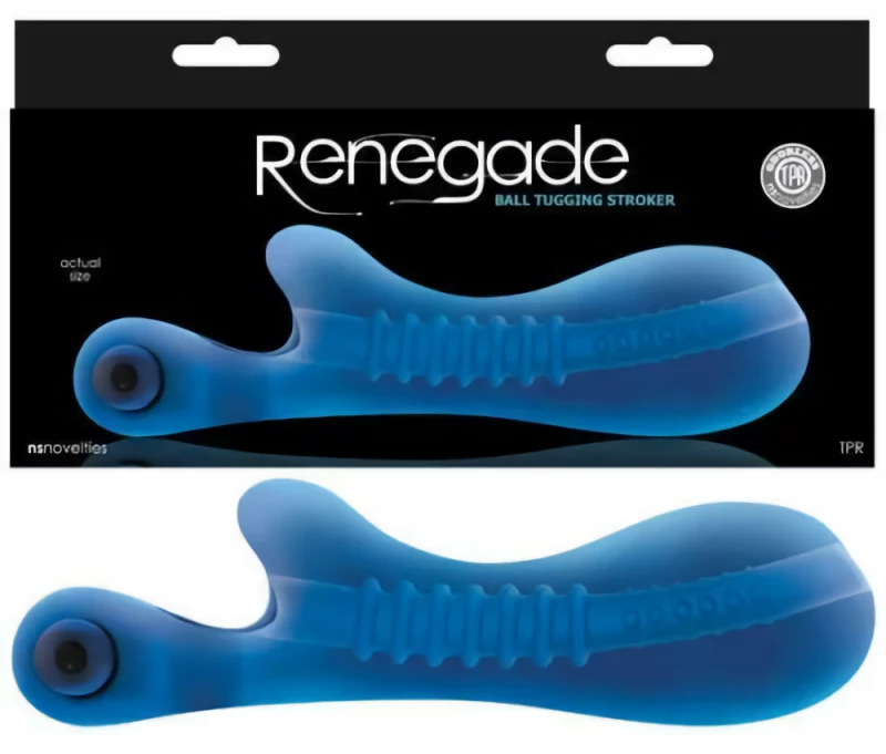 Ball Tugging Stroker - Navy