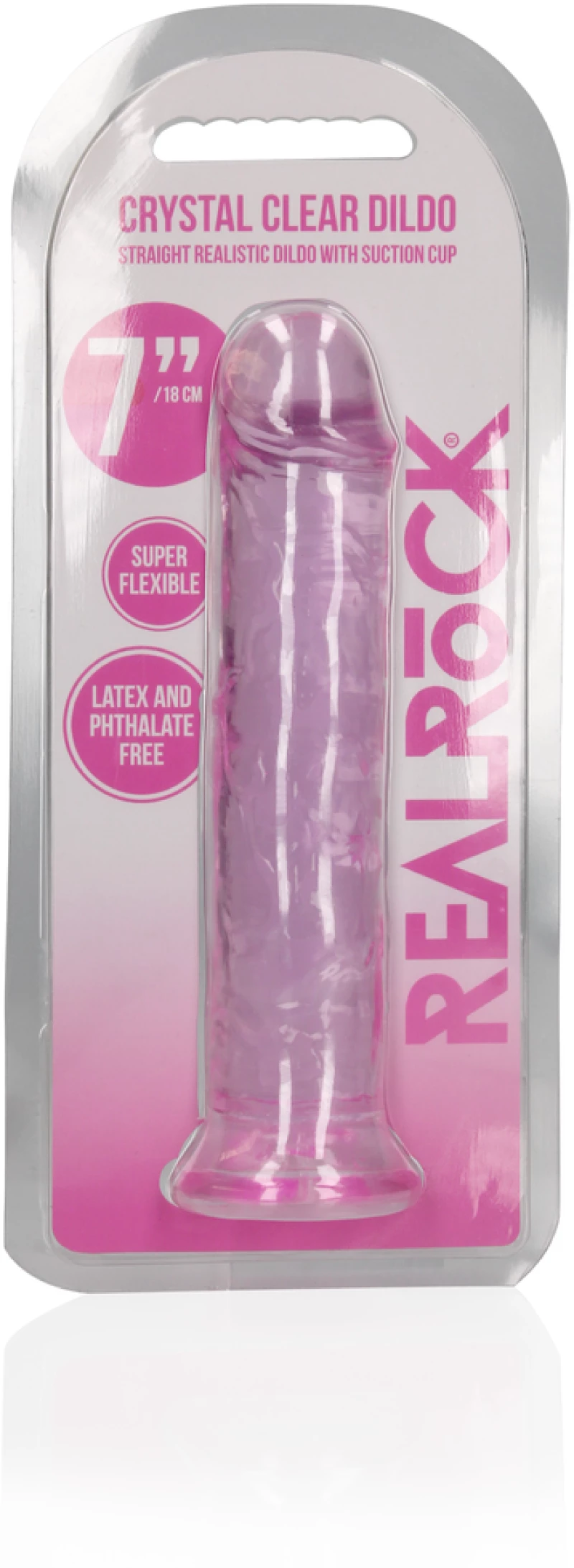 Straight Realistic Dildo with Suction Cup 7''