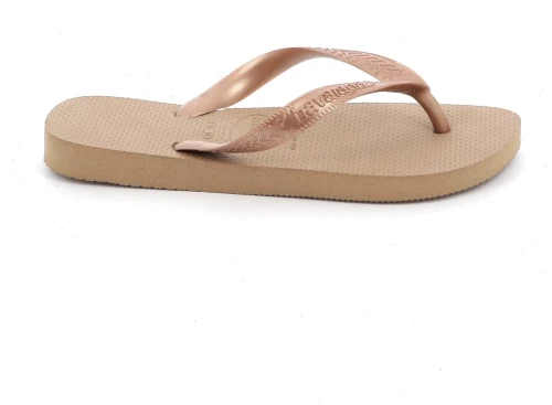 Γυναικεία Σαγιονάρα Havaianas Top Tiras Χρώματος Χρυσό 4137428-3581